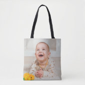 Add your own custom photo front and back tote bag (Voorkant)