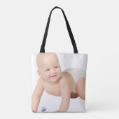 Add your own custom photo front and back tote bag (Achterkant)