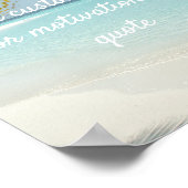 Add Your Own Custom Quote Poster - Palm Tree Beach (Hoek)