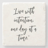 Add Your Own Inspirational Quote Stenen Onderzetter (Voorkant)