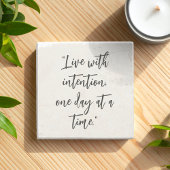 Add Your Own Inspirational Quote Stenen Onderzetter