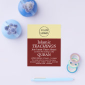 Add Your Own Logo, Islamic Teaching Advertising Flyer (Enkel)