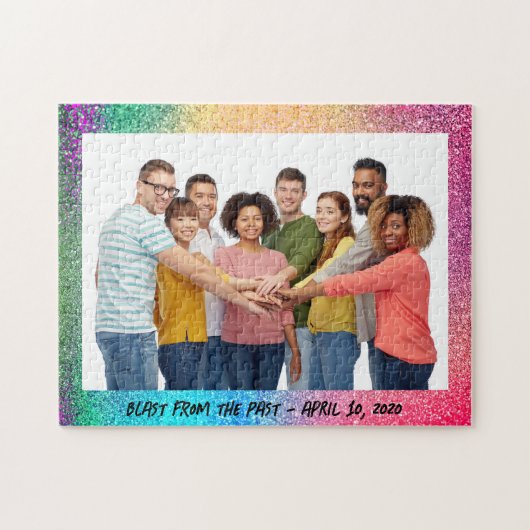 Add Your Own Photo 11x14 Rectangle Jigsaw Puzzle Legpuzzel (Horizontaal)