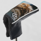 Add Your Own Photo Dog Pets Monogram Golfheadcover (3/4 voorkant)