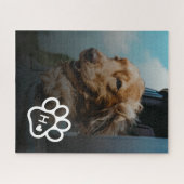 Add Your Own Photo Dog Pets Monogram jigsaw puzzle Legpuzzel (Horizontaal)