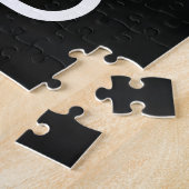 Add Your Own Photo Dog Pets Monogram jigsaw puzzle Legpuzzel (Zijkant)