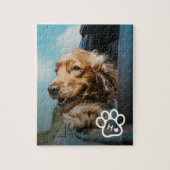 Add Your Own Photo Dog Pets Monogram jigsaw puzzle Legpuzzel (Verticaal)