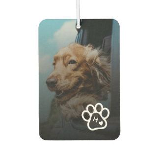 Add Your Own Photo Dog Pets Monogram Luchtverfrisser