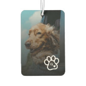 Add Your Own Photo Dog Pets Monogram Luchtverfrisser (Achterkant)
