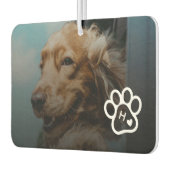 Add Your Own Photo Dog Pets Monogram Luchtverfrisser (Links)