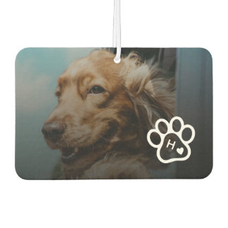Add Your Own Photo Dog Pets Monogram Luchtverfrisser