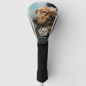 Add Your Own Photo Dog Pets Monogram Name Golfheadcover (Voorkant)