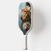Add Your Own Photo Dog Pets Monogram Pickleball Paddle (Links)
