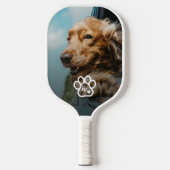 Add Your Own Photo Dog Pets Monogram Pickleball Paddle (Voorkant)