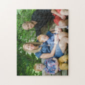 Add Your Own Photo Fun Family Gift Legpuzzel (Verticaal)