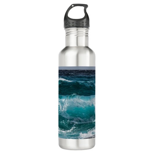 Add Your Own Photo Personalized Waterfles (Voorkant)