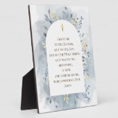 add your own prayer watercolor floral fotoplaat (Zijkant)