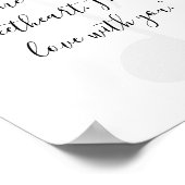 Add Your Own Song Lyric Music Quote Poster (Hoek)