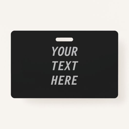 Add Your Own Text Badge (Voorkant)