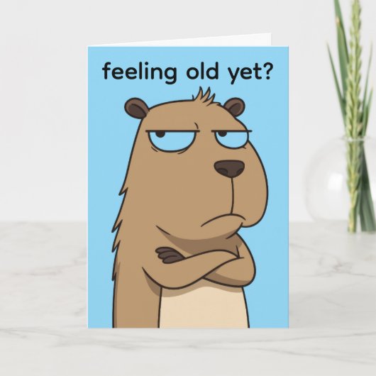 ADD YOUR OWN TEXT Funny birthday card Kaart (Voorkant)