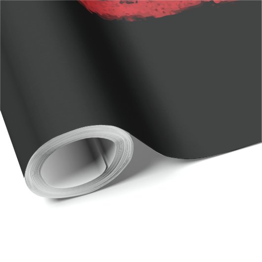 Add your own text on grunge American flag Cadeaupapier (Rol Hoek)