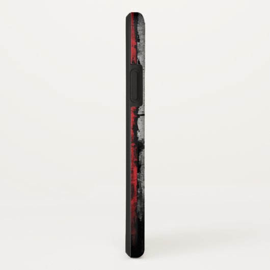 Add your own text on grunge American flag Case-Mate iPhone Case (Achterkant/rechts)