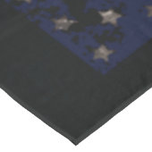 Add your own text on grunge American flag Tafelkleed (Gekanteld)