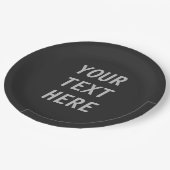 Add Your Own Text  Papieren Bordje (Gekanteld)