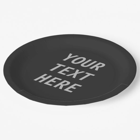 Add Your Own Text  Papieren Bordje (Gekanteld)