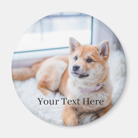 Add Your Photo and Text Customized Magneet (Voorkant)