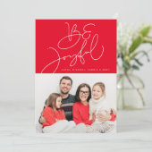 ADD YOUR PHOTO | Be Joyful (Staand voorkant)