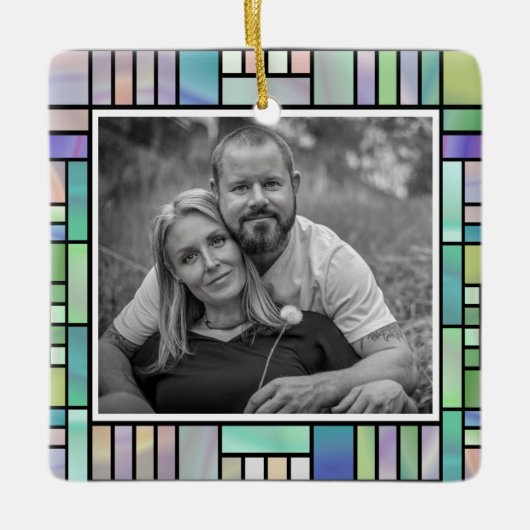 Add Your Photo Keramisch Ornament (Voorkant)