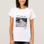 Add Your Photo, Live Laugh Love Activewear T-shirt (Voorkant)