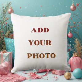 Add Your Photo Modern Elegant Minimal Style Custom Kussen