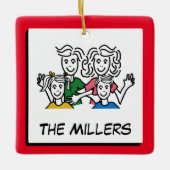 Add Your Photo | Personalize Text | Custom Photo Keramisch Ornament (Voorkant)