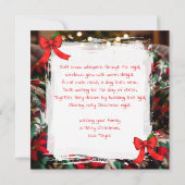 Add Your Photo to this Christmas Feestdagenkaart (Achterkant)