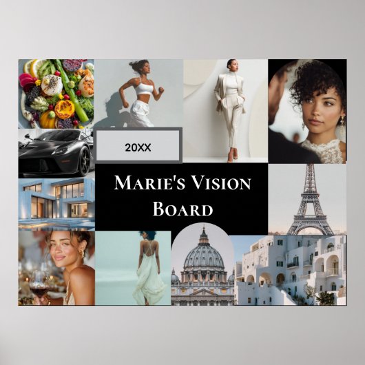 Add Your Photo Vision Board Custom Poster (Voorkant)