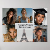 Add Your Photos Vision Board Custom Poster (Voorkant)