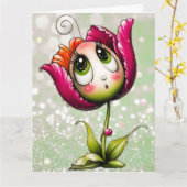 Add your special message  kaart (Gele Bloem)