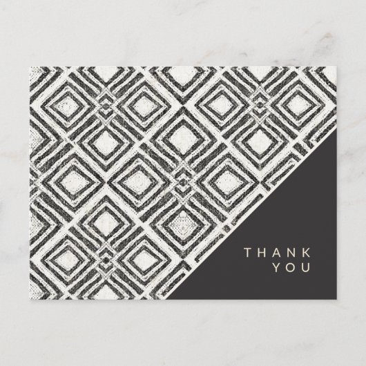 Add Your Text | African Wild Pattern Briefkaart (Voorkant)