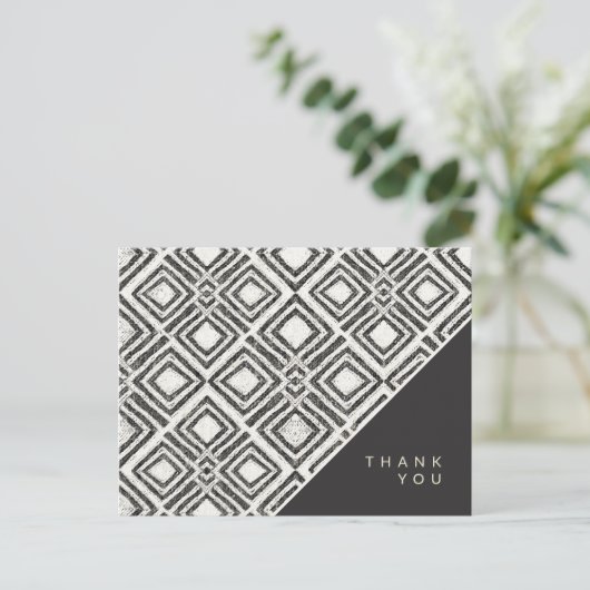 Add Your Text | African Wild Pattern Briefkaart (Staand voorkant)
