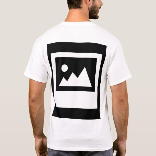 Add your text here T-Shirt (Achterkant)