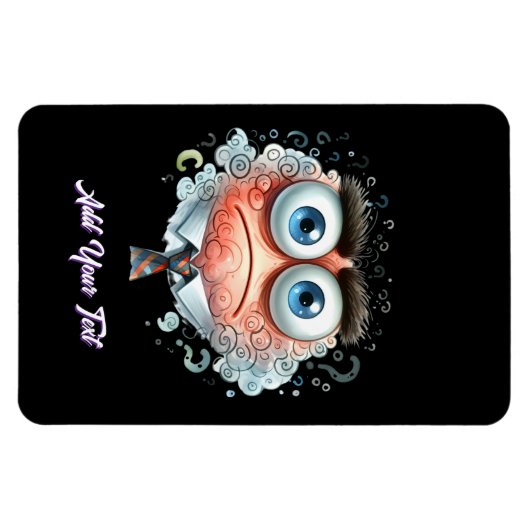 Add Your Text Magneet (Horizontaal)