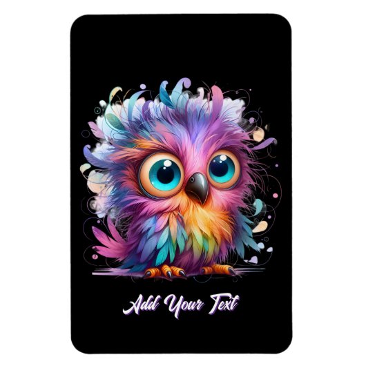 Add Your Text Magneet (Verticaal)