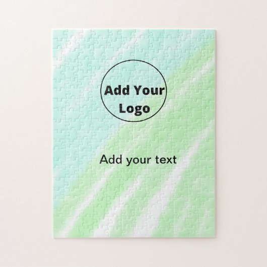 add your text simple minimal custom add your logo legpuzzel (Verticaal)