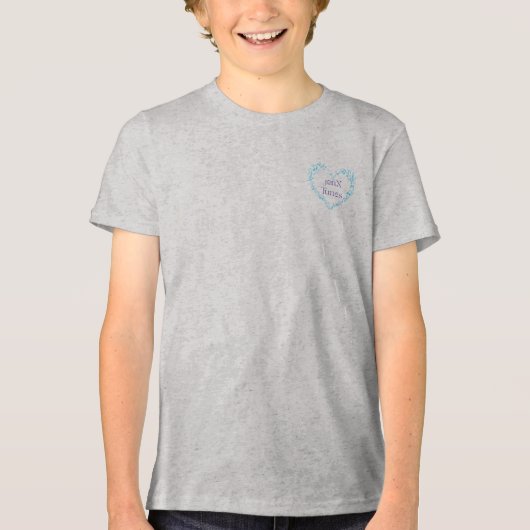 Add YOURSELF jenX Tunes Merch Kids Tri-Blend Shirt (Voorkant)