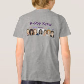 Add YOURSELF jenX Tunes Merch Kids Tri-Blend Shirt (Achterkant)