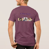 Add YOURSELF jenX Tunes Merch Men's Tri-Blend Shirt (Achterkant)