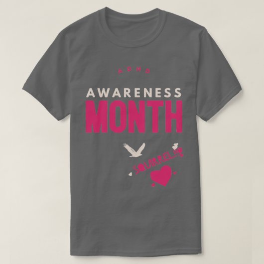 ADDADHD-bewustmakingsmaand is oktober SQUIRREL 2 T-shirt (Design voorkant)