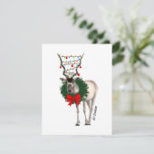 Addax - vakantiekaart feestdagenkaart (Staand voorkant)